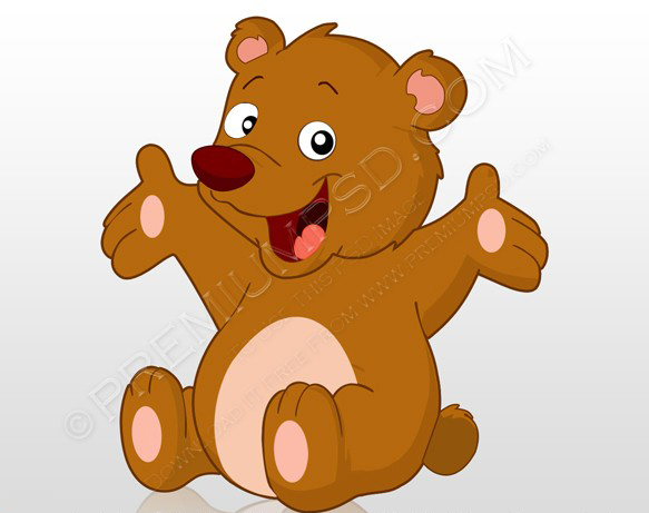 Happy Teddy Bear Vector   Psd Download   Premium Psd