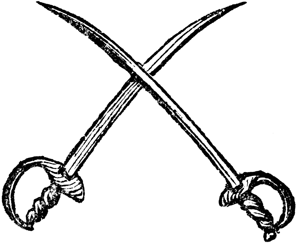 Swords Crossed   Clipart Etc