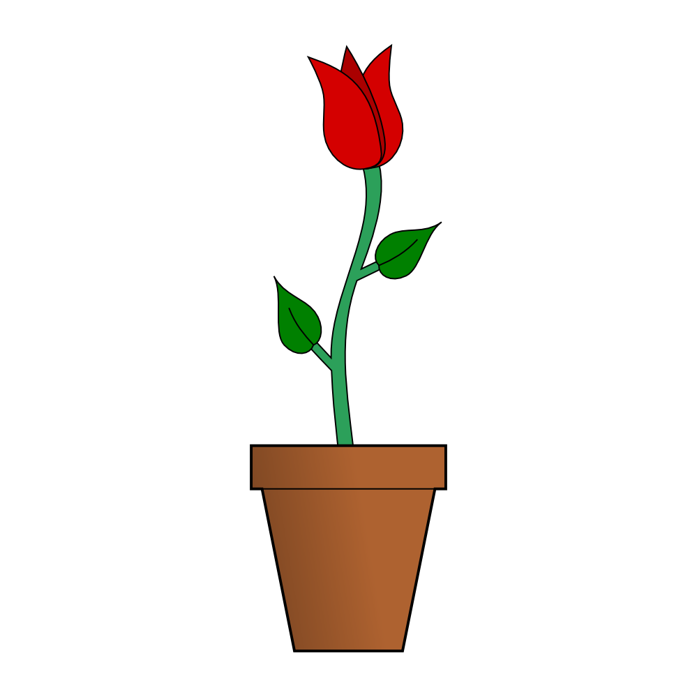 Symbol Flower Rose Vase Xochi Info Twee Flowers Xochi 