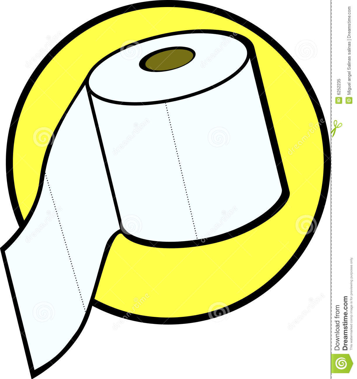 Toilet Paper Roll Vector Illustration Royalty Free Stock Photo   Image