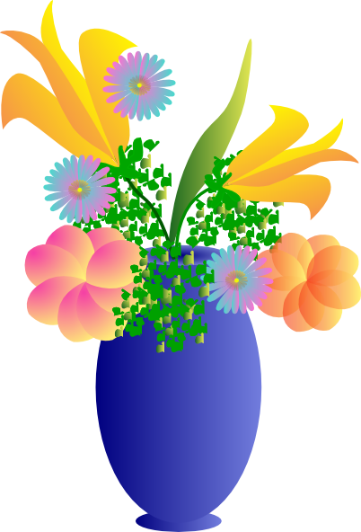 Vase Of Flowers Clip Art At Clker Com   Vector Clip Art Online