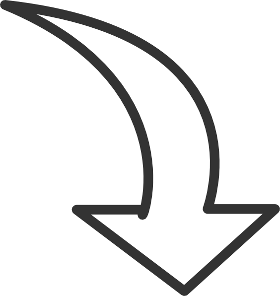 White Curved Arrow Clip Art At Clker Com   Vector Clip Art Online