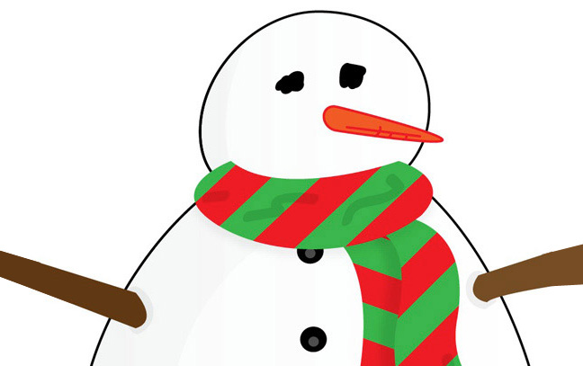 2009 Tutorials Create A Vector Clip Art Style Snowman In Illustrator