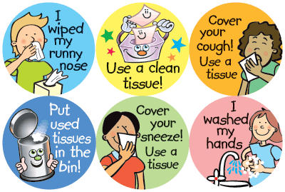 Brainwaves Hygiene Action Stickers