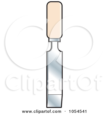 Clipart Of A Mason Trowel Tool Icon   Royalty Free Vector Illustration