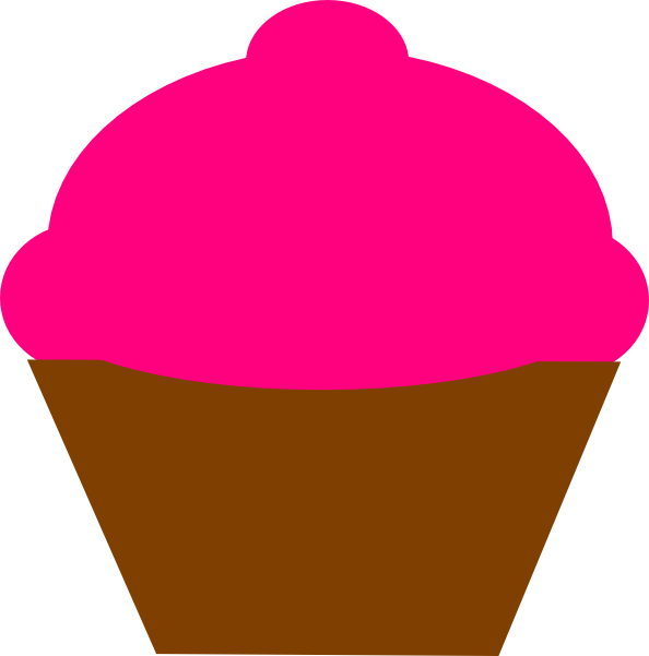 Cupcake Pink Clip Art At Clker Com   Vector Clip Art Online Royalty    