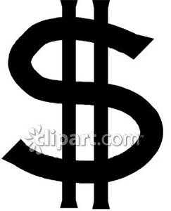 Dollar Sign Clipart Black And White   Clipart Panda   Free Clipart    