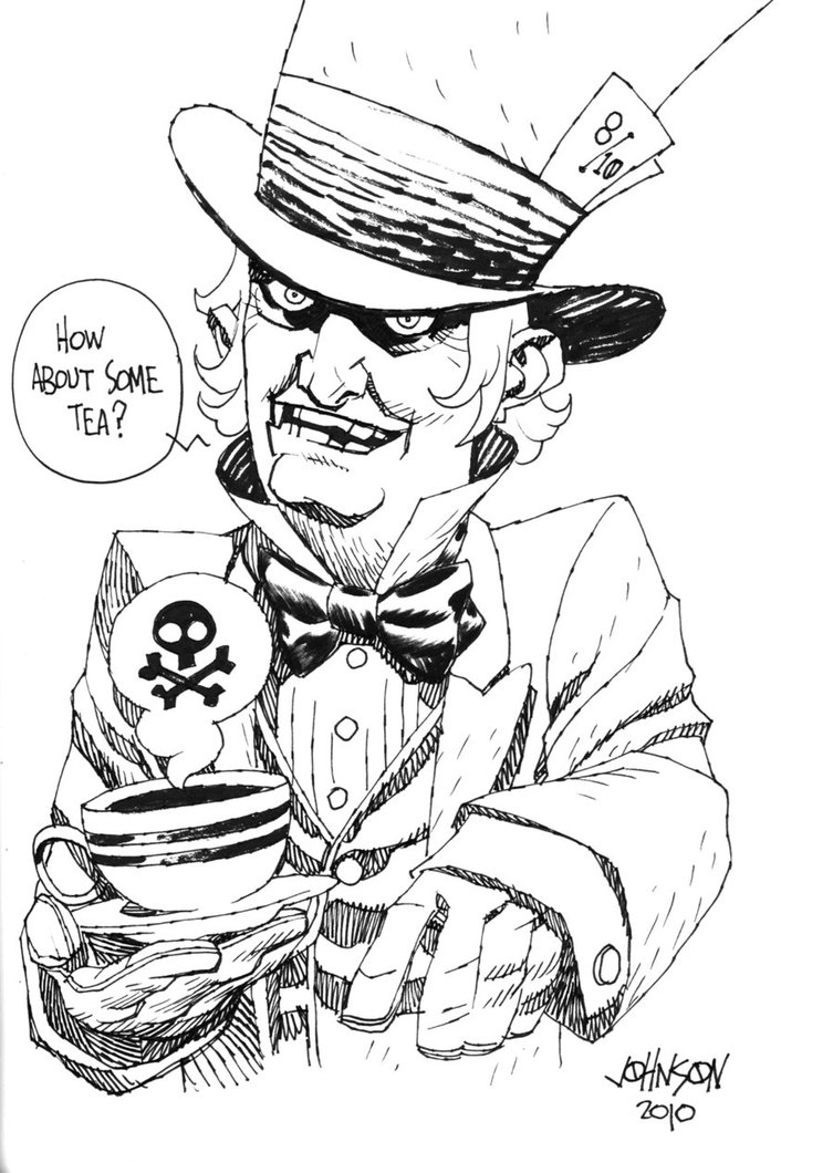 Drawing Mad Hatter Sketches