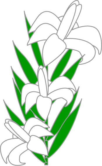 Easter Lily Clip Art Wedding Flowers