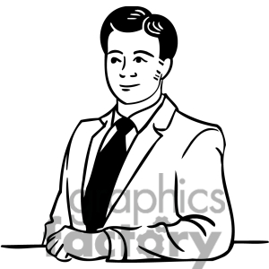 Free Office Business Guy 096 Clipart Image Picture Art   386034