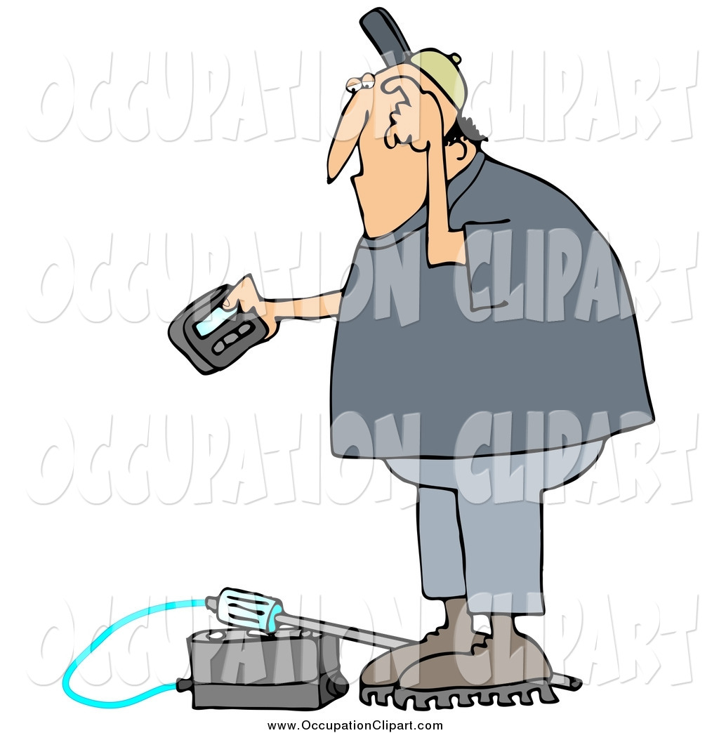 Larger Preview  Clip Art Of A Confused White Man Scratching His Head