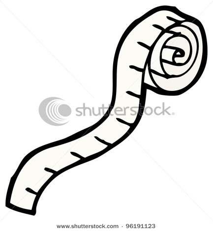 Measuring Tape Clipart Black And White Stock Photo Measuring Tape