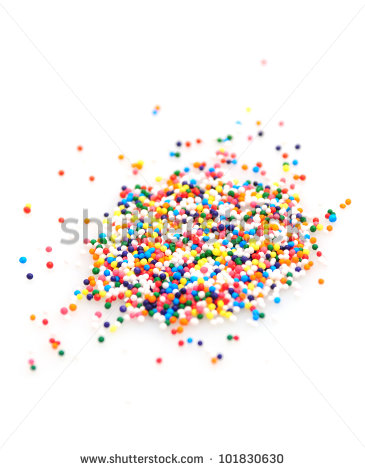 Rainbow Sprinkles Clipart Candy Sprinkles In All The
