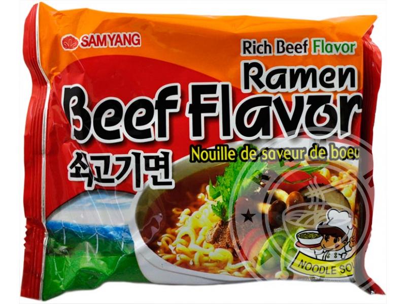 Ramen Noodles Beef Flavor Samyang Beef Flavor Ramen