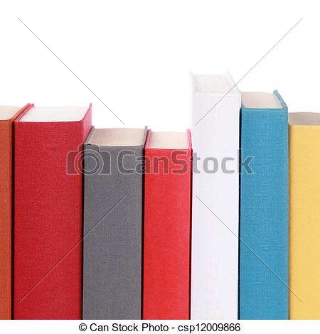 Book Spine Clipart Colorful Book Spines