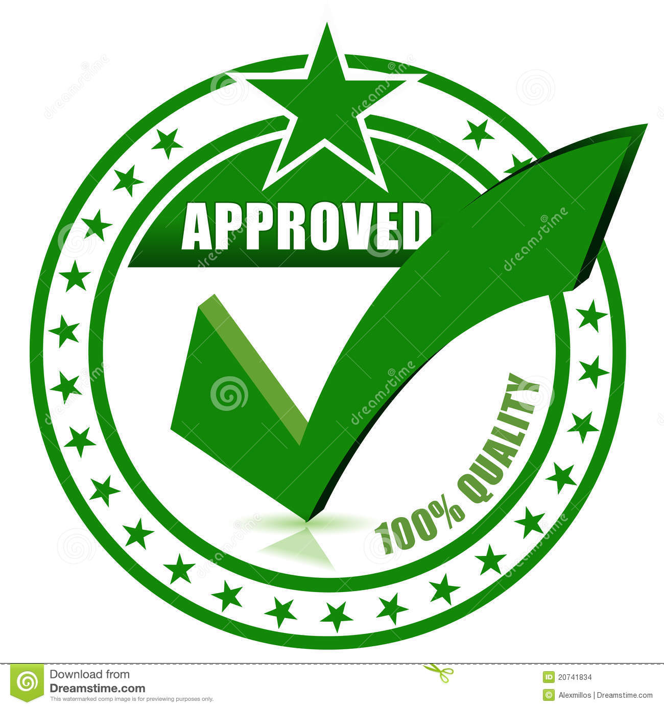 Check Approved Stamp Stock Images   Image  20741834