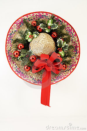 Christmas Sombrero 1 Stock Photo   Image  6935530