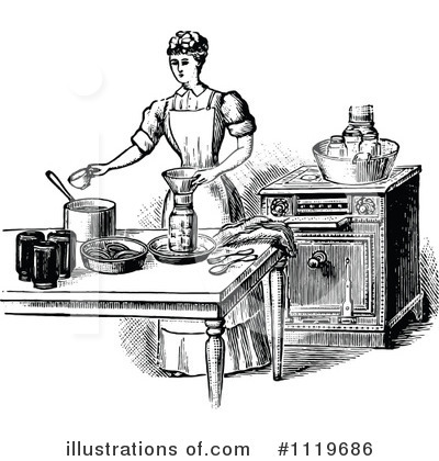 Free  Rf  Baking Clipart Illustration  1119686 By Prawny Vintage