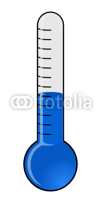 Freezing Cold Thermometer Clipart