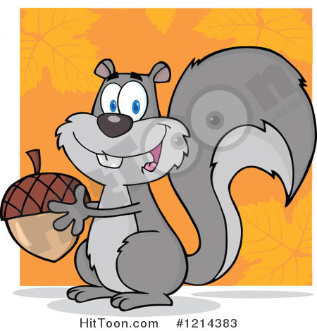 Gray Squirrel Clipart  1   Royalty Free Stock Illustrations   Vector