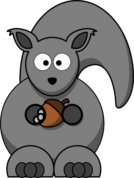 Grey Squirrel Clip Art At Clker Com   Vector Clip Art Online Royalty