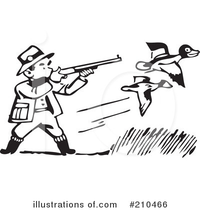 Hunting Clipart  210466   Illustration By Bestvector