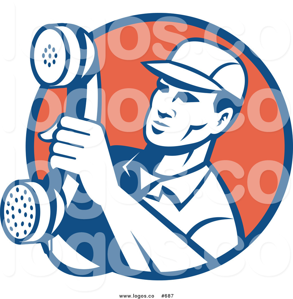 Person On Telephone Clipart