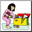 Pick Up Toys Clipart Picking Up Toys Color