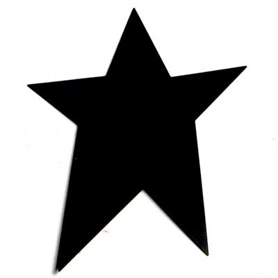 Primitive Black Tin Stars   6pcs   Primitive Sale   Sales