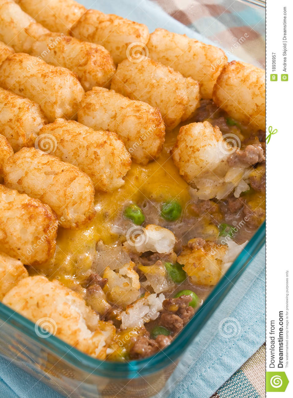 Tater Tot Casserole Royalty Free Stock Photography   Image  18936957