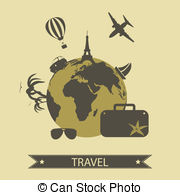 Business Travel Vector Clipart Eps Images  37947 Business Travel Clip    