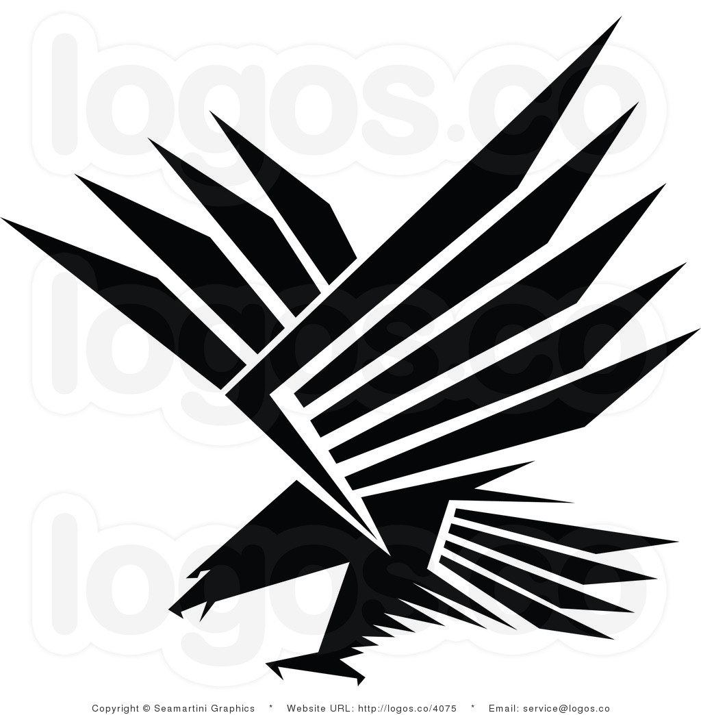 Eagle Flying Clipart Black And White   Clipart Panda   Free Clipart