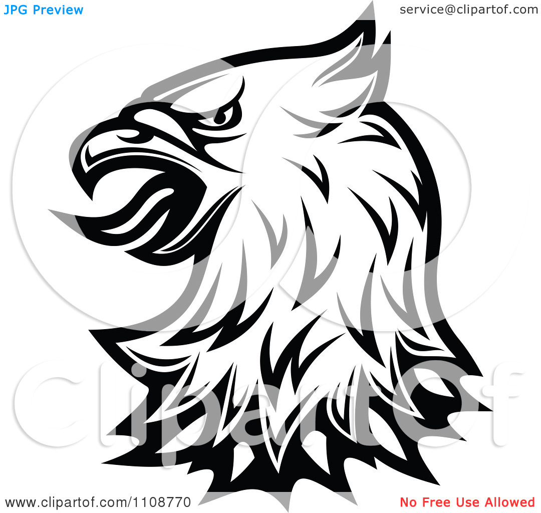Eagle Head Clipart Black And White Clipart Black And White