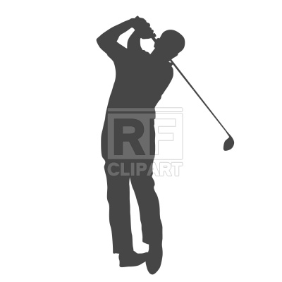 Golf Player Silhouette 1511 Silhouettes Outlines Download Royalty