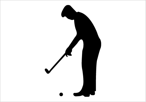 Golf Silhouette Graphics Silhouette Graphics Silhouette Graphics