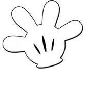 Mickey Mouse Hand Template   Bing Images