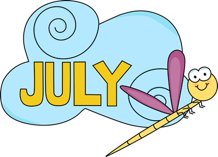 Month Of July Clipart