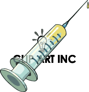 Needle Syringe Syringes Shot Medicine Helth016 Clip Art Medical