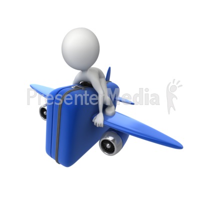 Riding Luggage Airplane   Business And Finance   Great Clipart For    