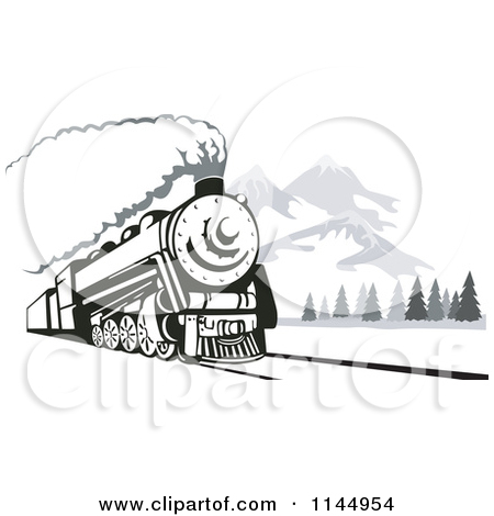 Royalty Free  Rf  Illustrations   Clipart Of Steam Engines  1