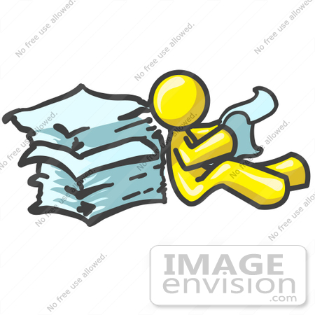 Stack Of Papers Clipart A Stack Of Papers By