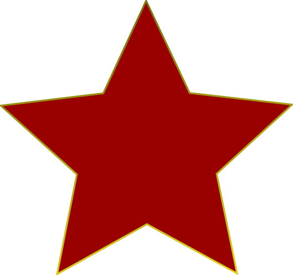 Star Ruby Red Clip Art