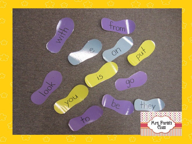 Step On The Word Sight Word Game