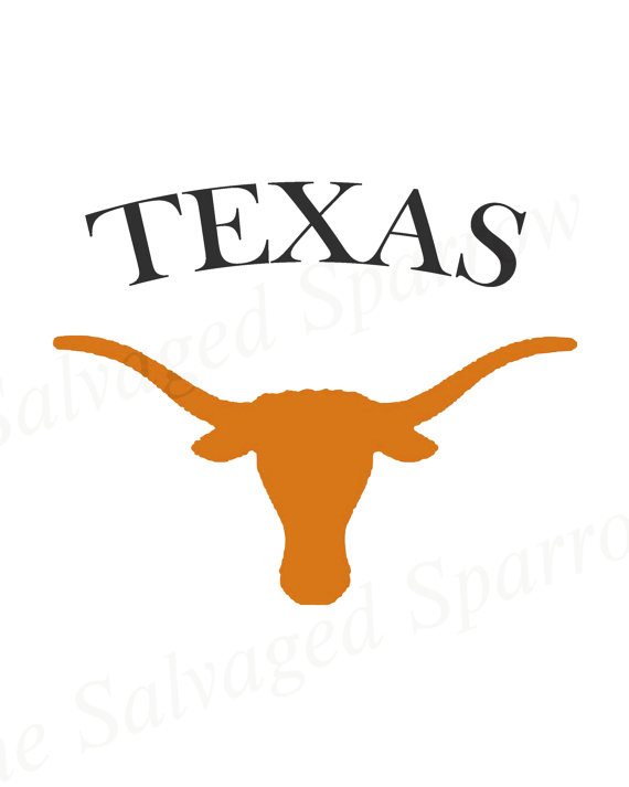 University Of Texas Longhorn Digital Download   For You To Print Or