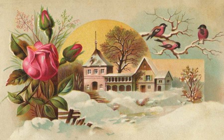 Vintage Early Spring Victorian Trade Card Art   Vintage Fangirl