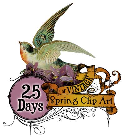 Welcome To Day 4 Of 25 Days Of Vintage Spring Pictures And Clip Art