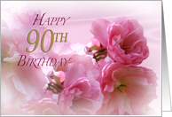 90th Birthday Cake Clipart Happy 90th Birthday Card