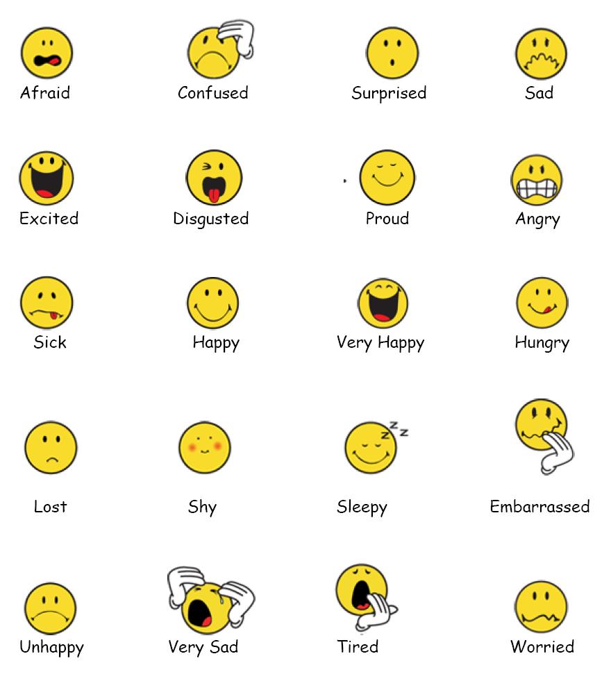 Blank Expression Face Emotions Clipart