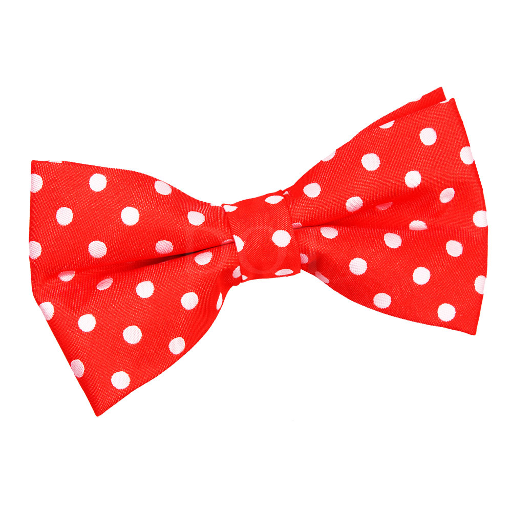 Bow Ties Men S Polka Dot Red Bow Tie