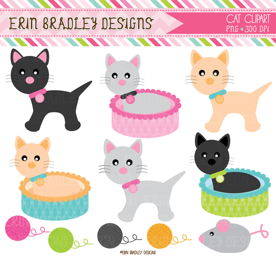 Bradley Designs  New Puppy Dogs   Cats Clipart And Digital Paper Packs
